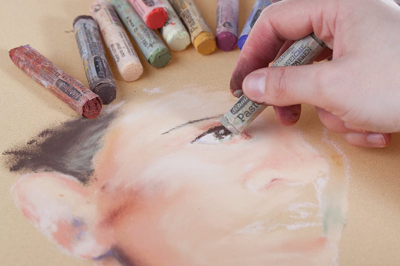 Schmincke - Pastels, 15 colors Portrait, 77 415 097, boxed set with 15 pastels, handmade pastels, brilliant, velvety matt, highly lightfast colors - Image 4
